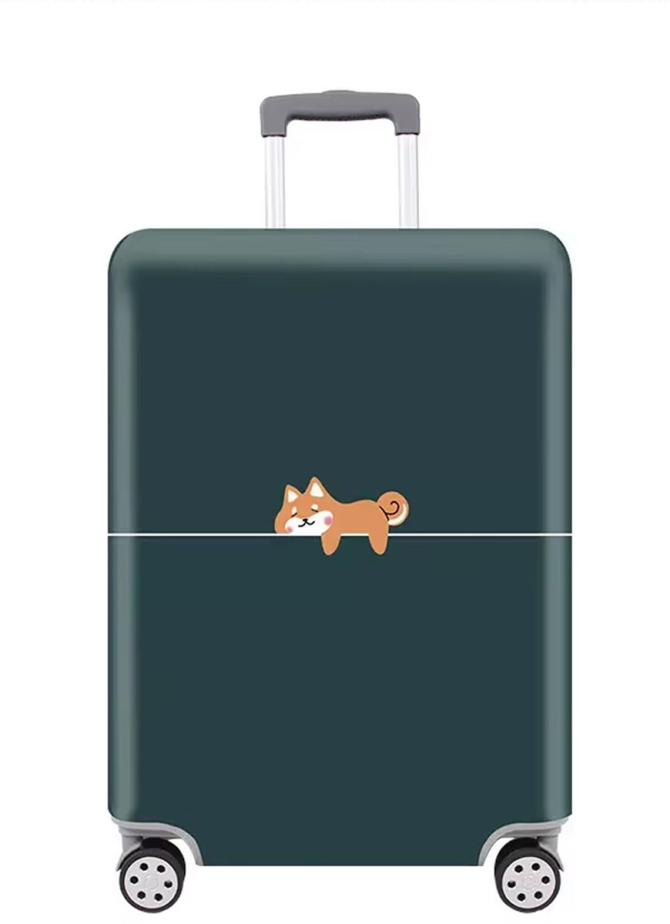 Pokrowiec na walizkę V&V Accessories Cover XL Green cat