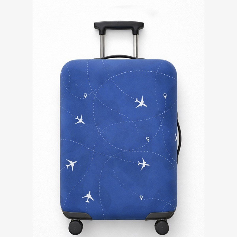 Cover for suitcase V&V Accessories Cover XL Blue plane