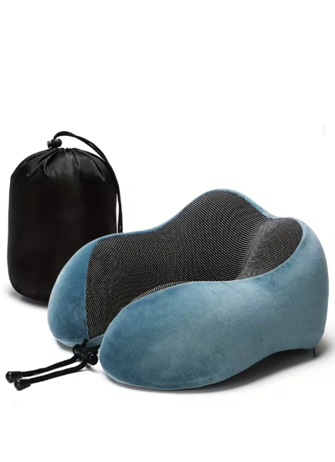 Подушка під шию V&V set bright blue