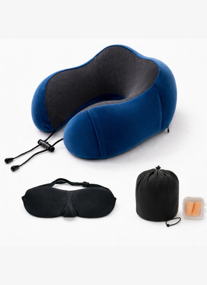 Travel Pillow V&V set bright blue