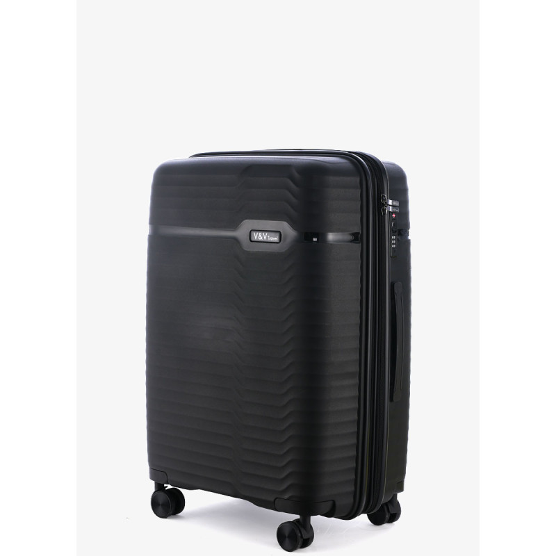 Валіза V&V Travel Summer Brave 8018-75 Black