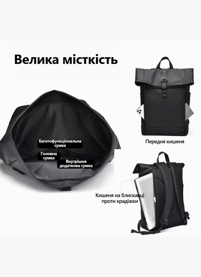 Batoh VnV Travel 2366 černý