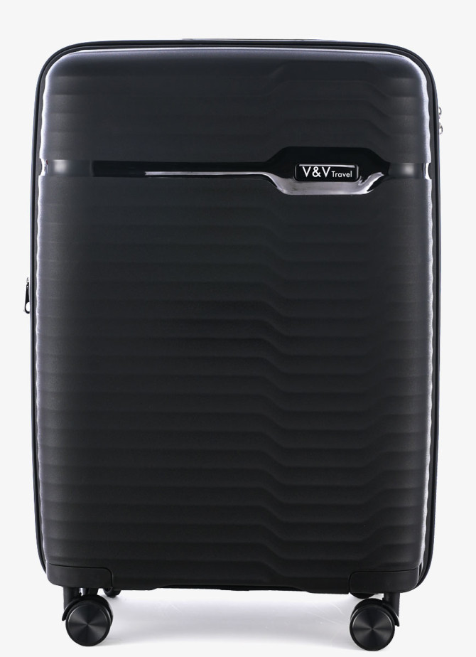 Suitcase V&V Travel Summer Breeze 8018 75cm Black