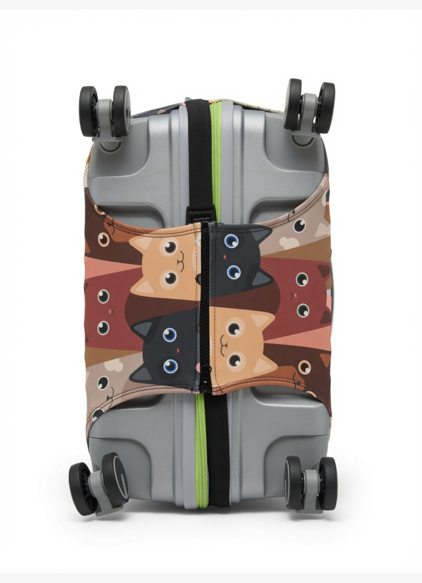 Pokrowiec na walizkę V&V Accessories Cover S many cats