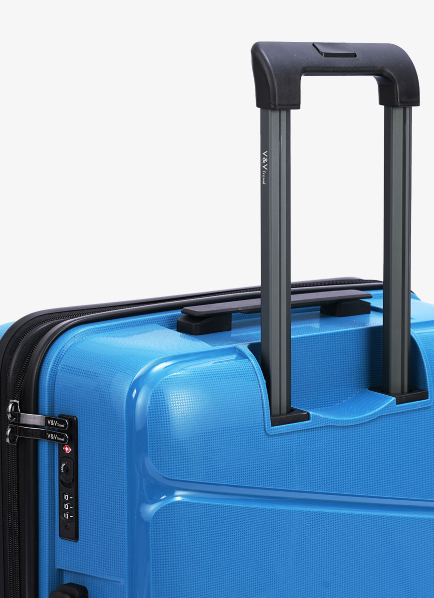 Suitcase V&V Travel Peace 8011-55 Blue