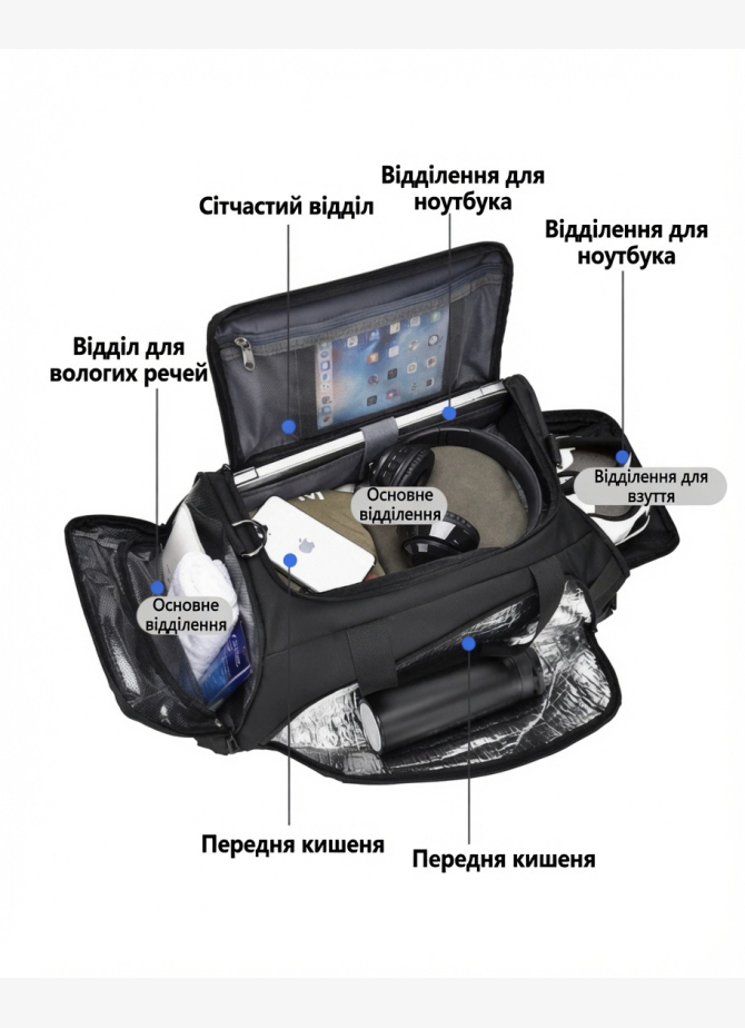 Bag-Backpack VnV Travel 3025 black