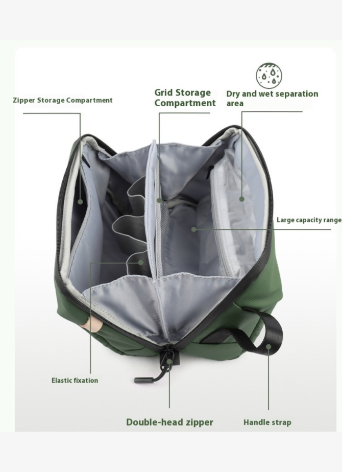 Косметічка V&V Accessories 2020 Green