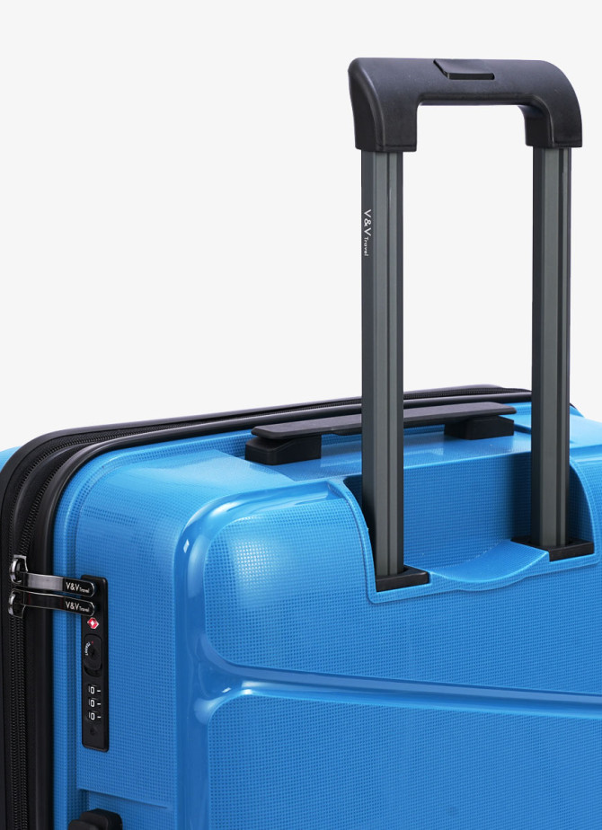 Suitcase V&V Travel Peace 8011-65 Blue