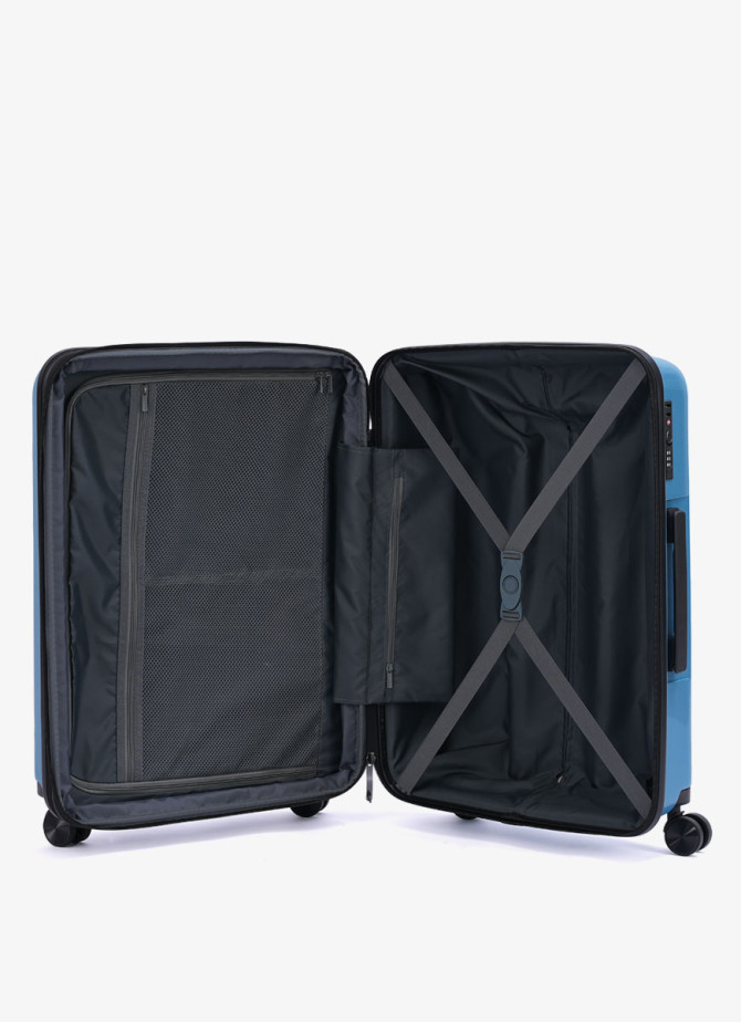 Suitcase V&V Travel Peace 8011-65 Blue