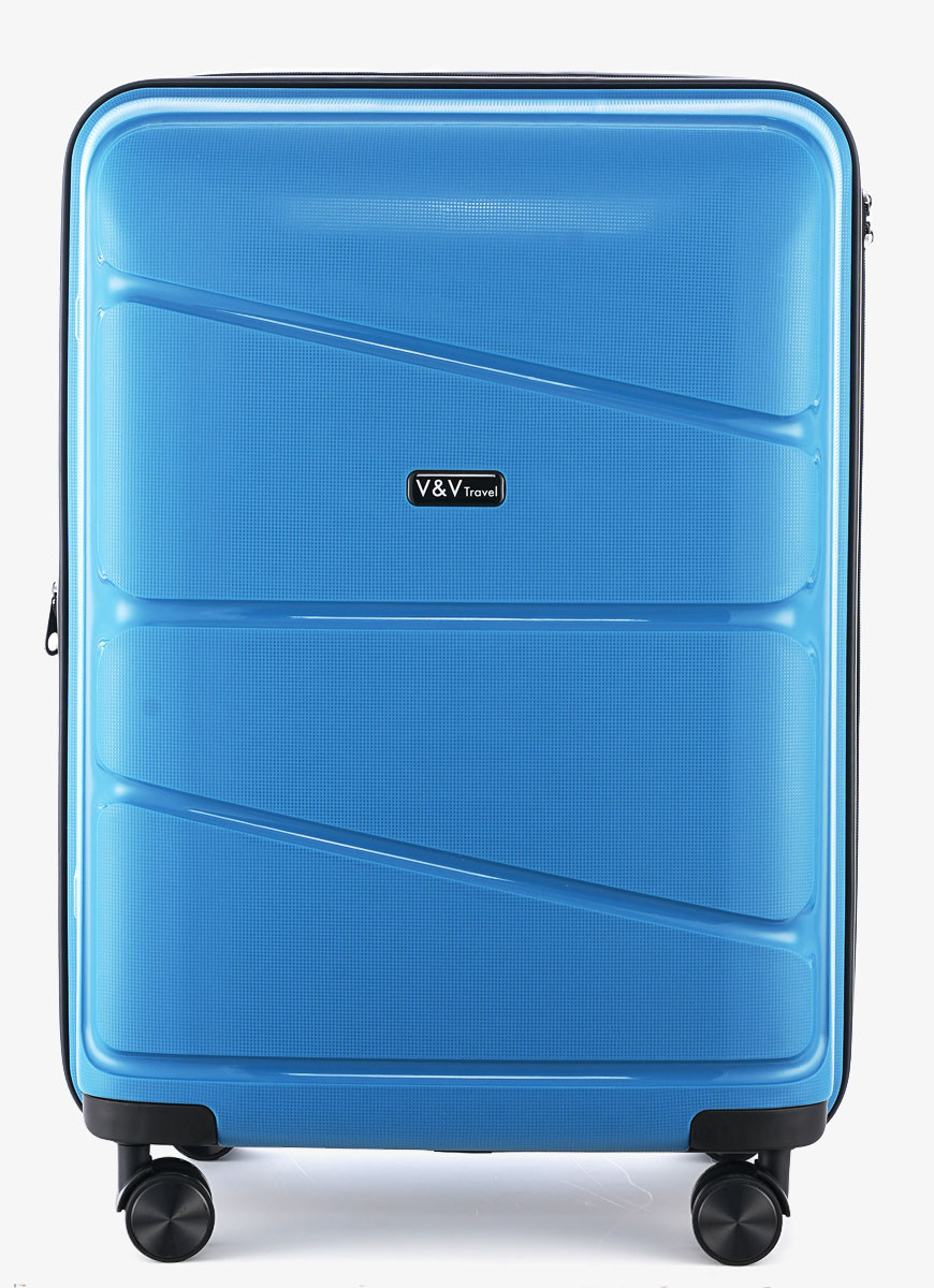 Suitcase V&V Travel Peace 8011-75 Blue