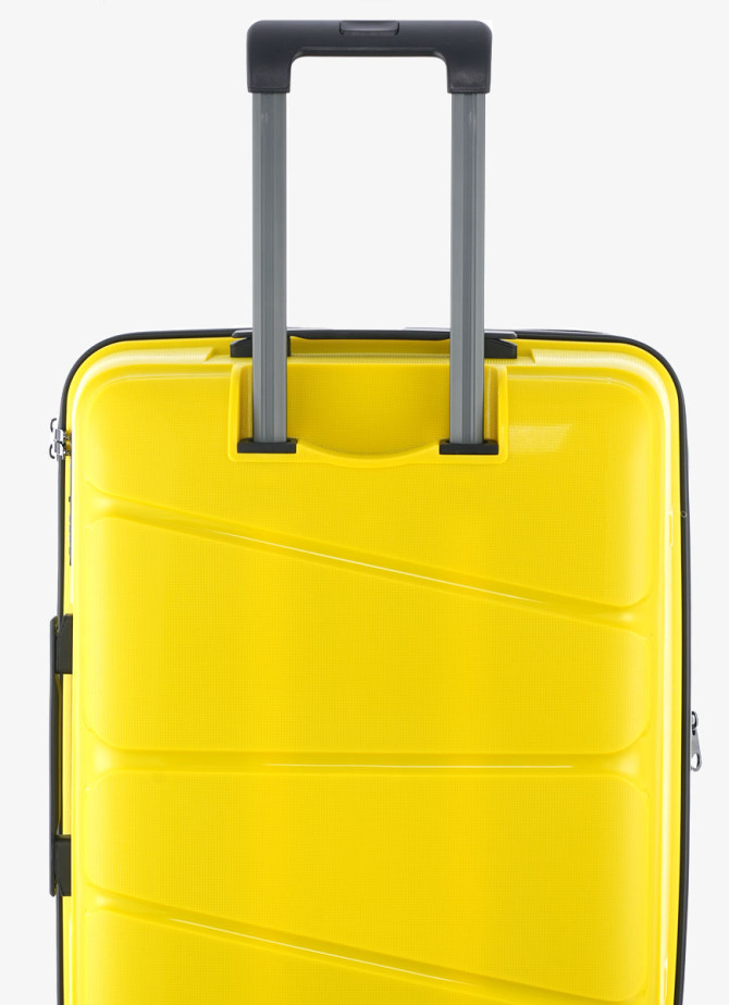 Set of 3 Suitcases V&V Travel Peace 8011 - 3 Piece Set - Yellow