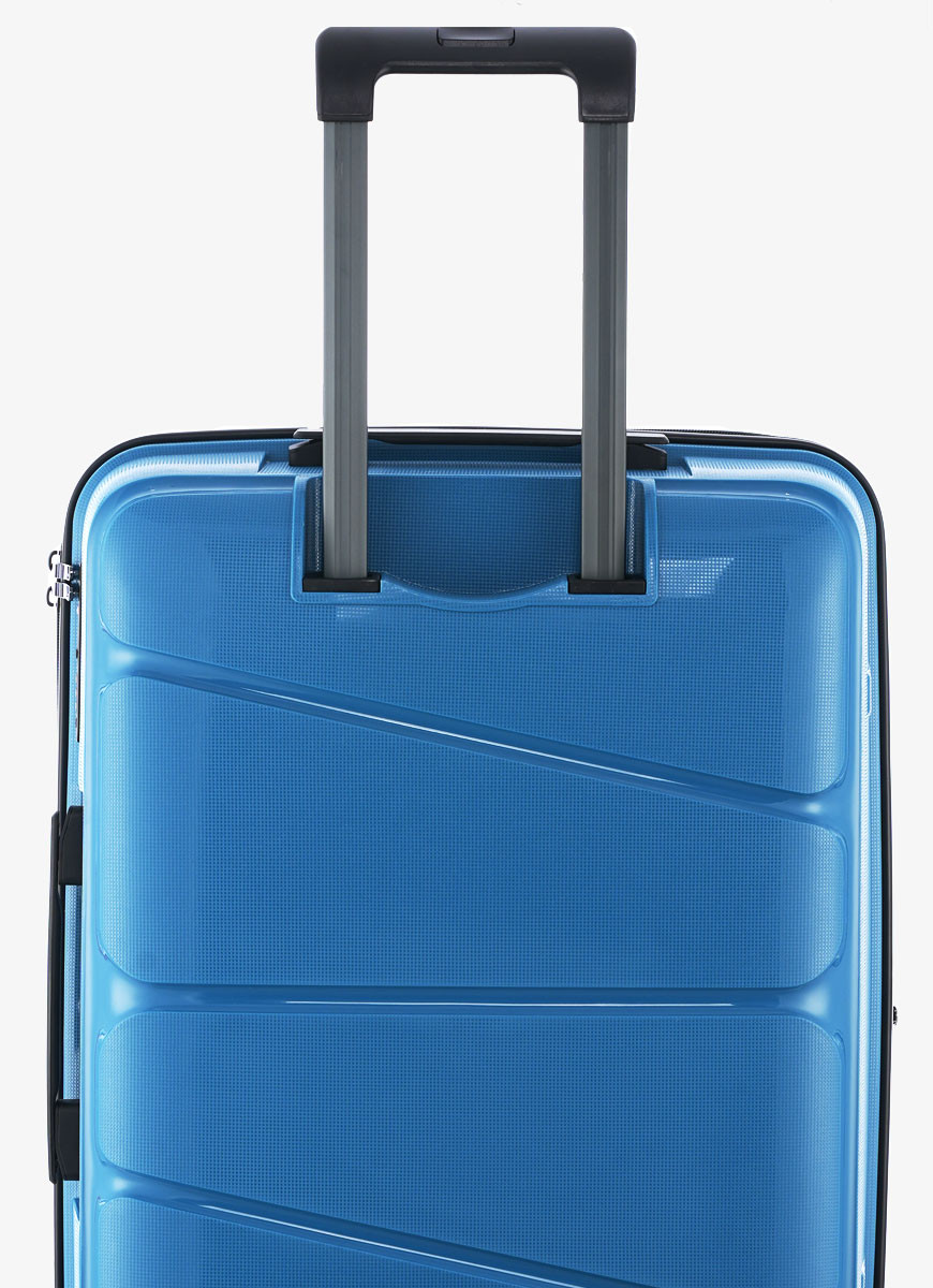 Набір з 3 валіз і косметики V&V Travel Peace 8011 - синій