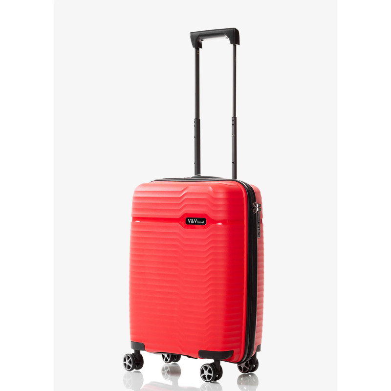 Suitcase V&V Travel Summer Brave 8018-55 Red