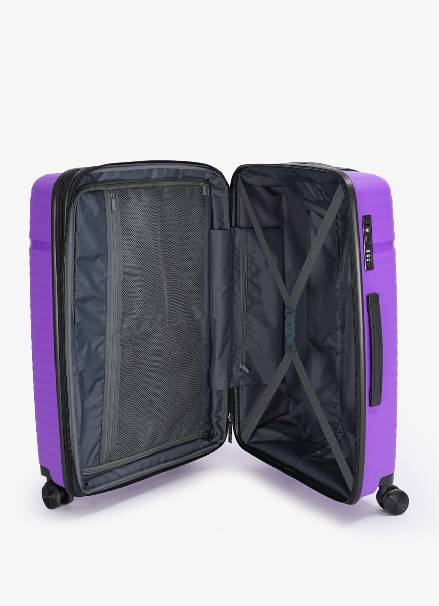 Suitcase V&V Travel Summer Brave 8018-55 Purple