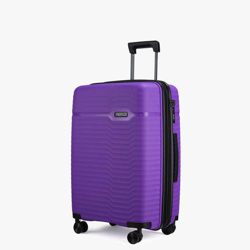 Suitcase V&V Travel Summer Brave 8018-65 Purple