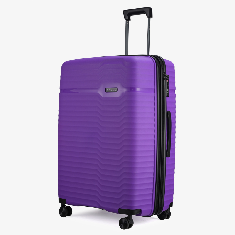 Suitcase V&V Travel Summer Brave 8018-75 Purple