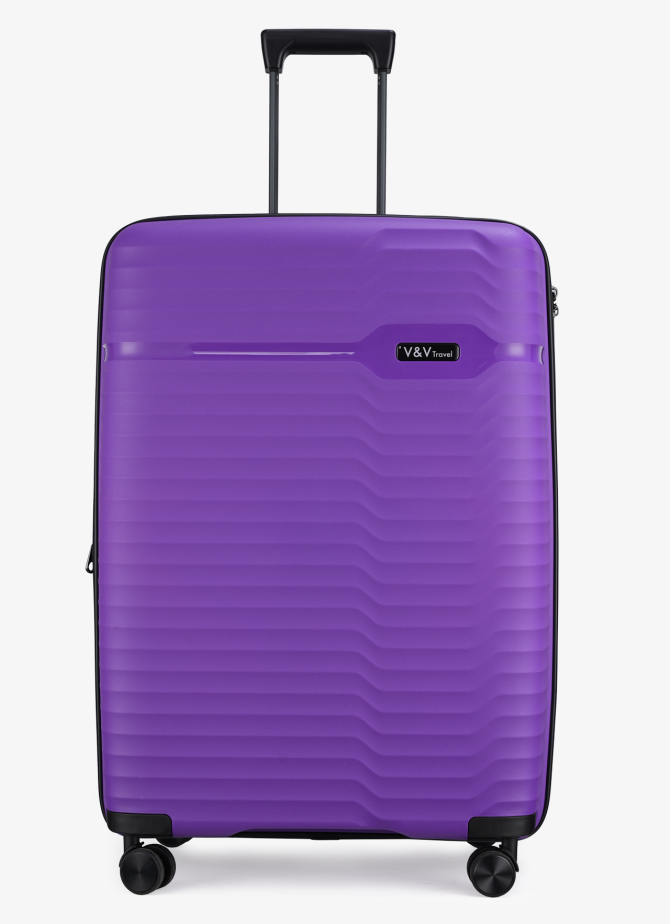 Walizka V&V Travel Summer Brave 8018-75, Purpurowy