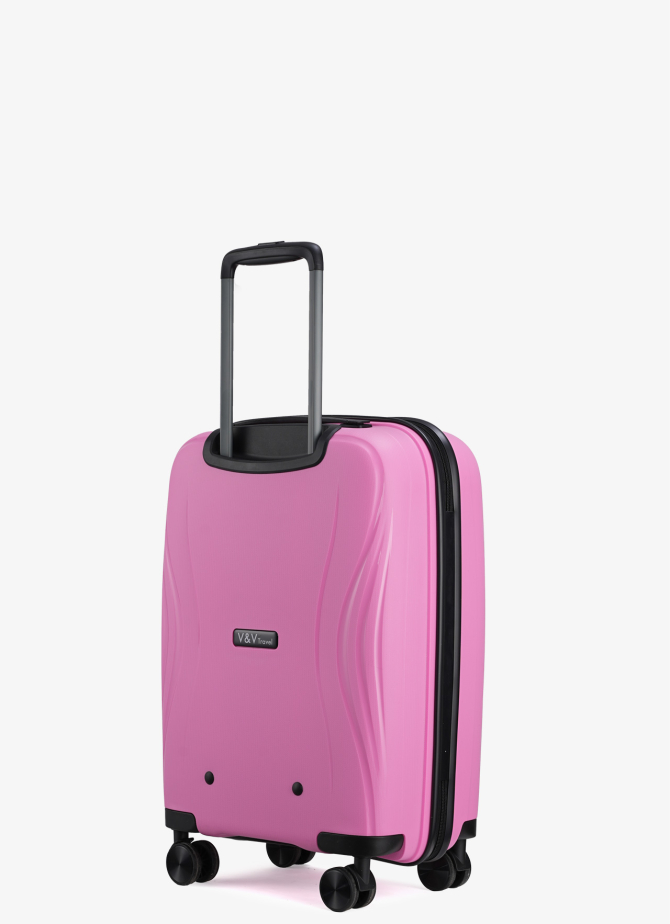 Валіза V&V Travel Flash Light 8019-55 - Pink