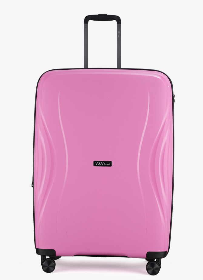 Валіза V&V Travel Flash Light 8019-75 Pink