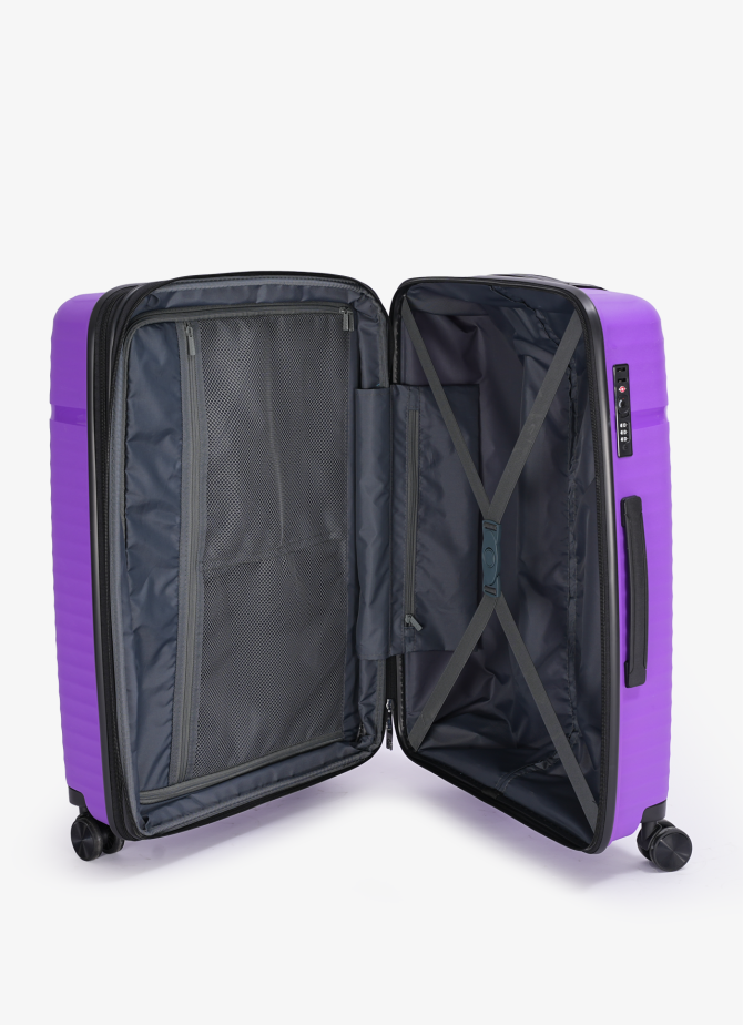 Zestaw 3 walizek V&V Travel Summer Brave 8018 – zestaw 3-elementowy – Purpurowy