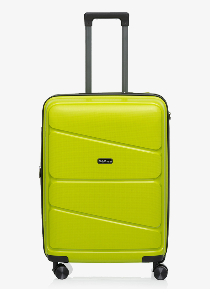 Suitcase V&V Travel Peace 8011-65 Olive