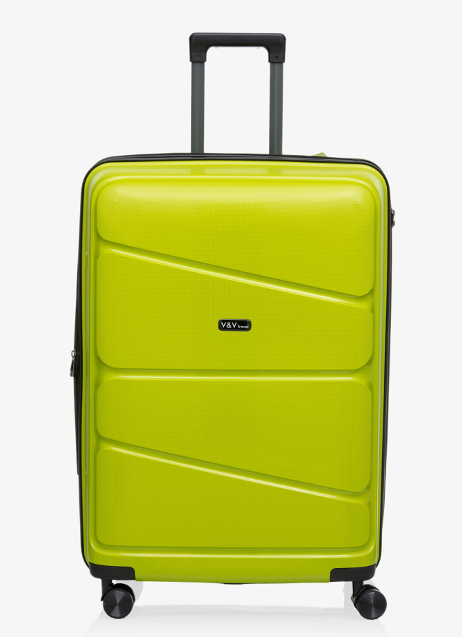 Suitcase V&V Travel Peace 8011-75 Olive