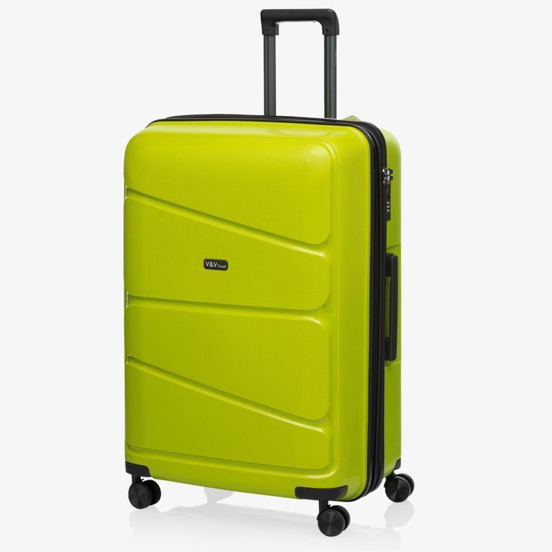 Suitcase V&V Travel Peace 8011-75 Olive