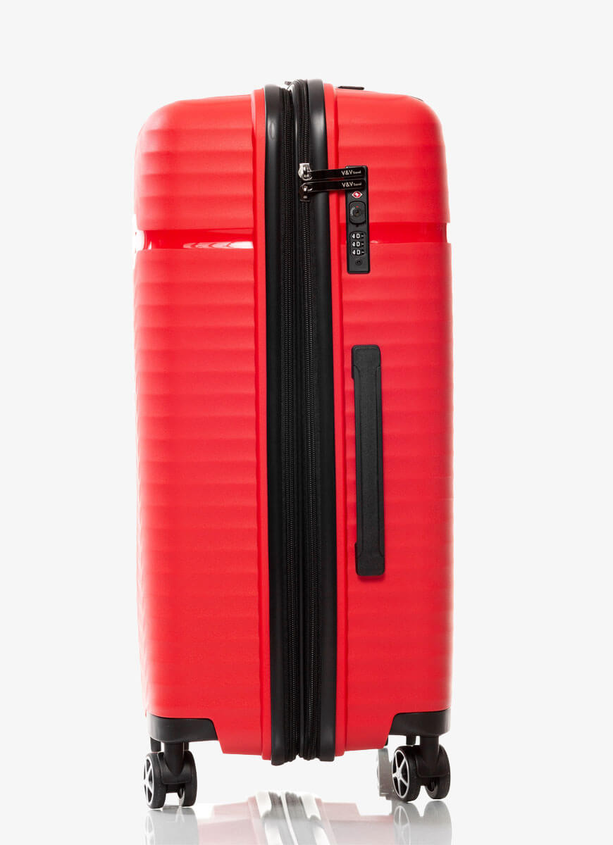 Suitcase V&V Travel Summer Brave 8018-65 Red