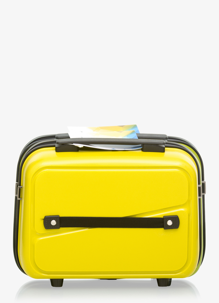 Beauty case V&V Travel Peace 8011-14 - Yellow