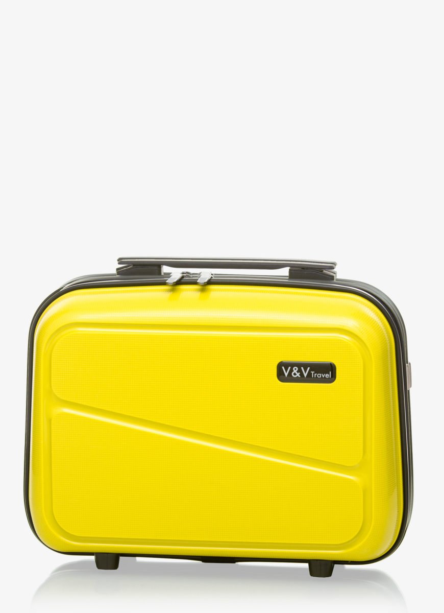 Beauty case V&V Travel Peace 8011-14 - Yellow