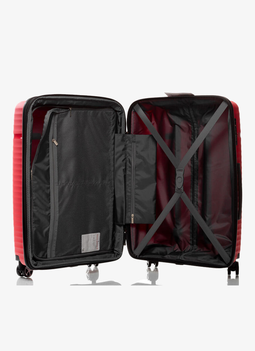 Suitcase V&V Travel Summer Brave 8018-65 Red