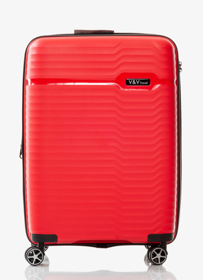 Suitcase V&V Travel Summer Brave 8018-65 Red