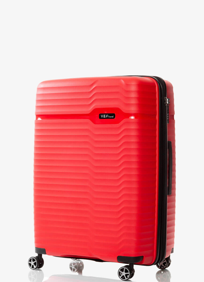 Suitcase V&V Travel Summer Brave 8018-75 Red