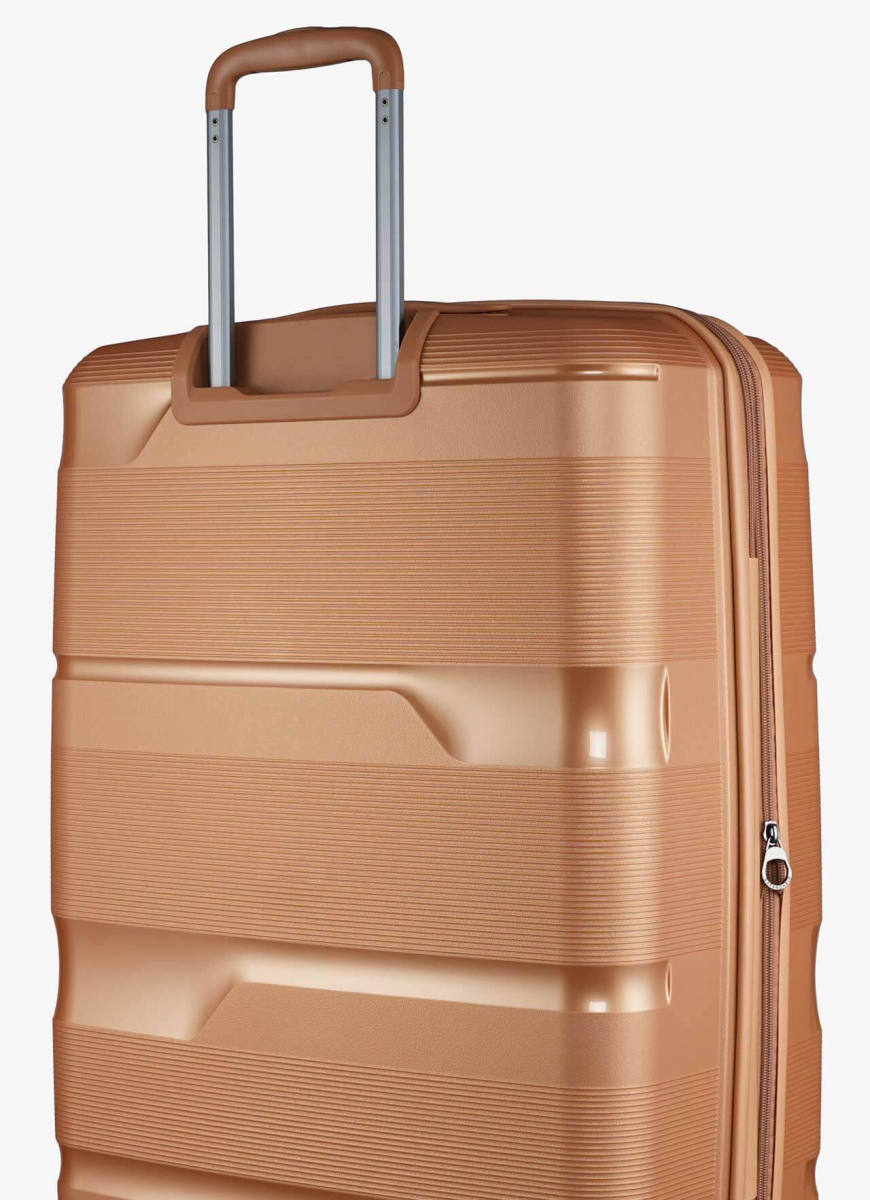 Suitcase V&V Travel Metallo 8023-75 Gold