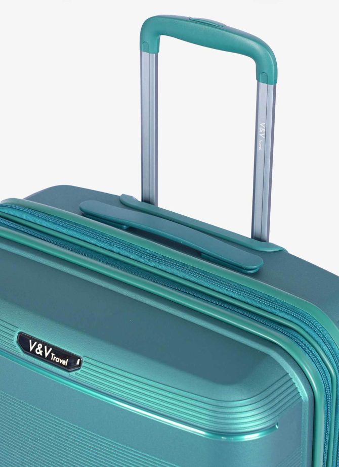 Kufr V&V Travel Metallo 8023-75 Green