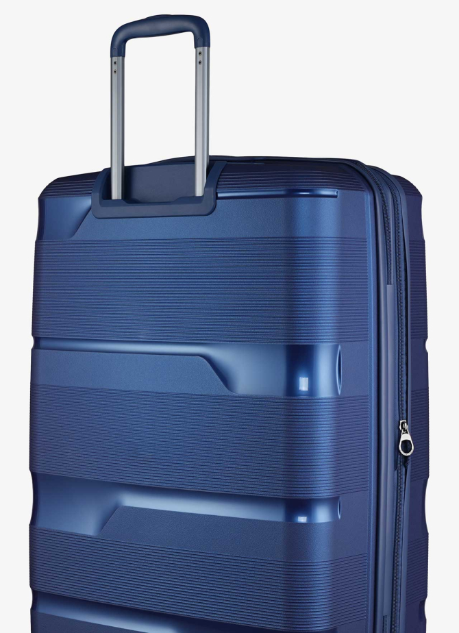 Sada 3 kufrů V&V Travel Metallo 8023 - 3 Piece Set - Blue