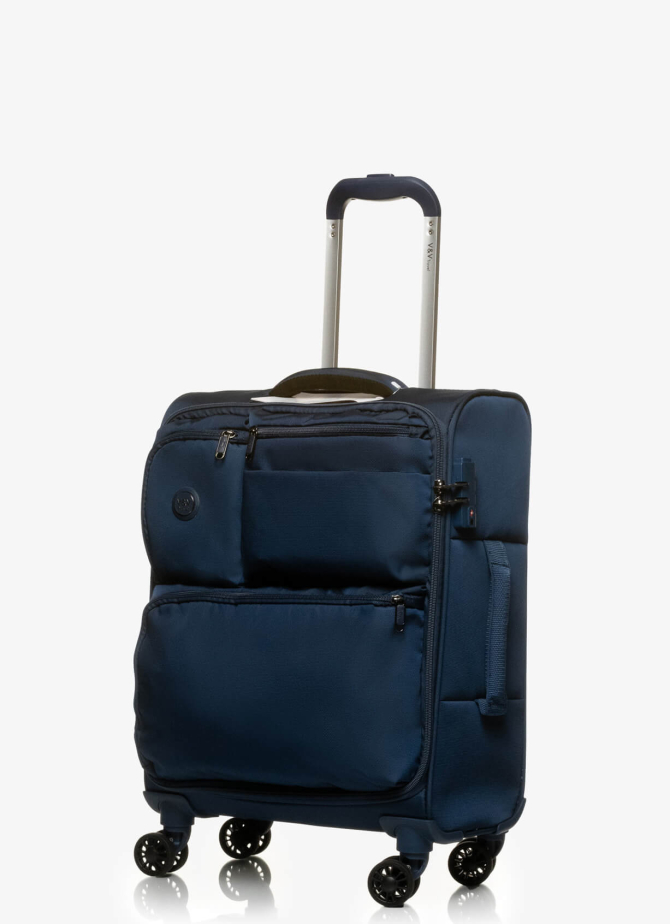 Suitcase V&V Travel One Life 8024-55 Blue