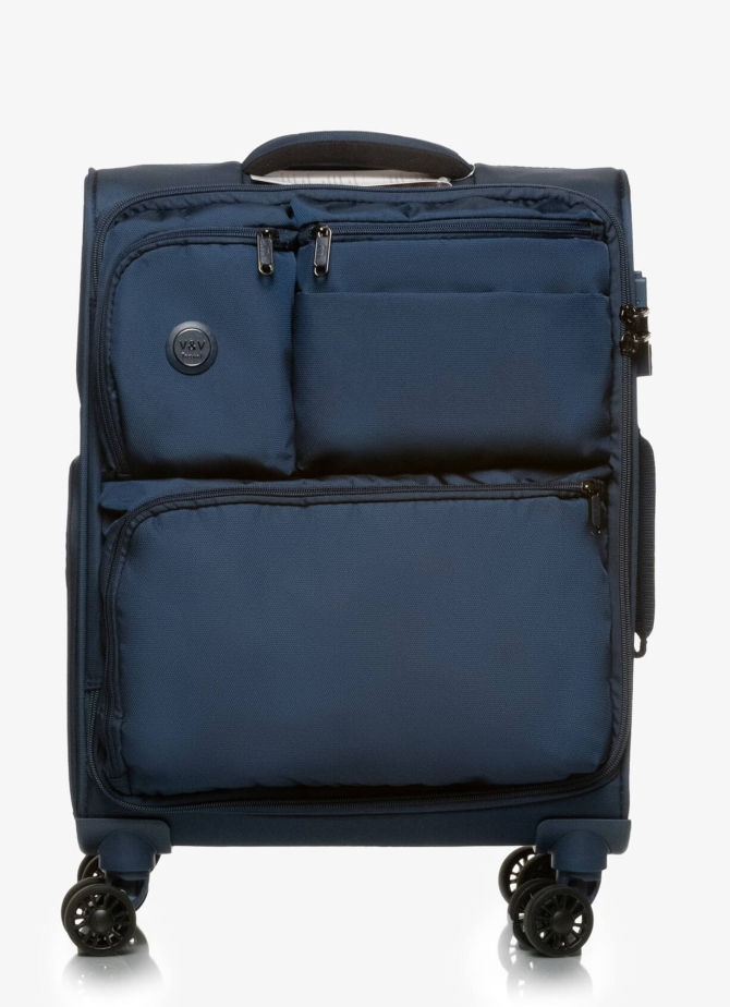 Suitcase V&V Travel One Life 8024-55 Blue